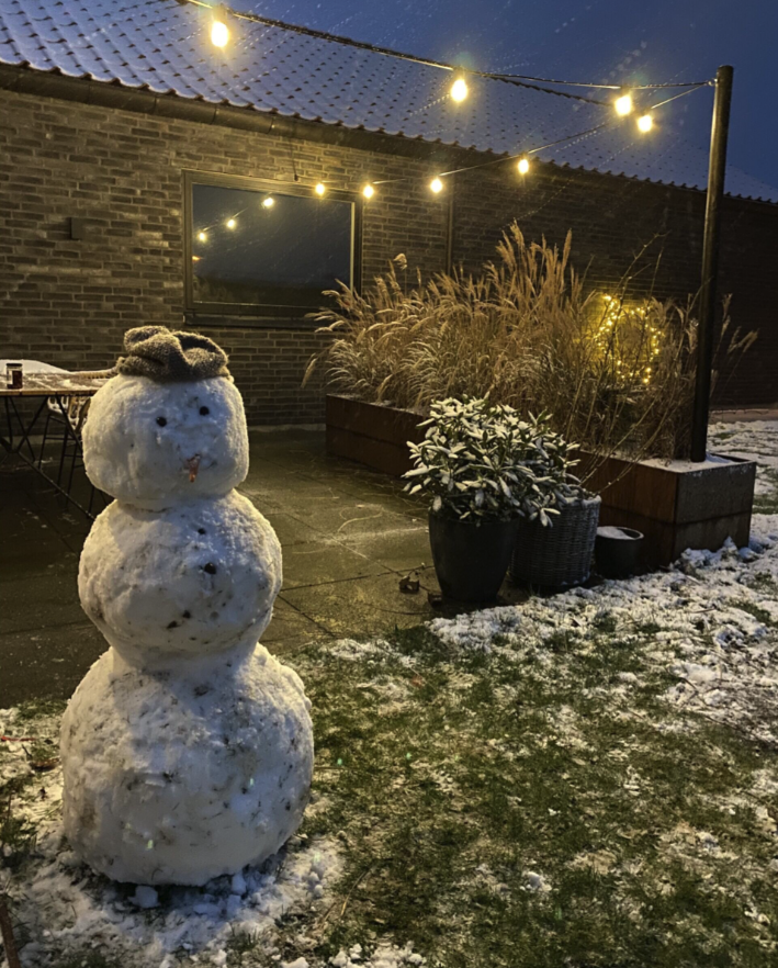 Fra sne til farvestrålende blomster i buketter
