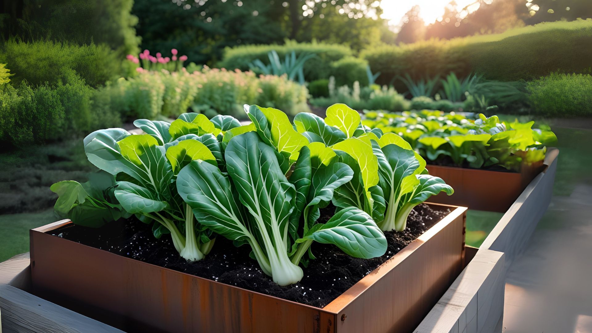 Sæsonen er ikke forbi, så asiatisk bladgrønt nu