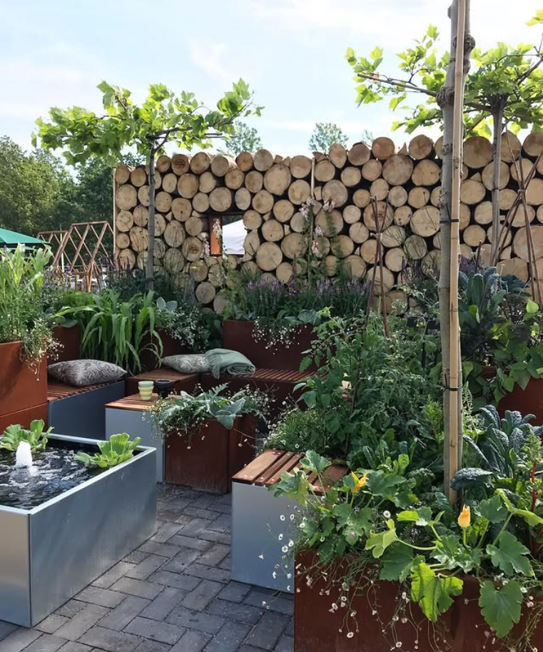 Landhave højbede på havemesse – kom og bliv inspireret!